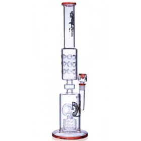 21" Donut Perc into Swiss Showerhead Perc Glass Bong - One week only !! New