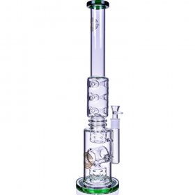 The Battleship - 22" Inner Donut Multi Perc Bong New