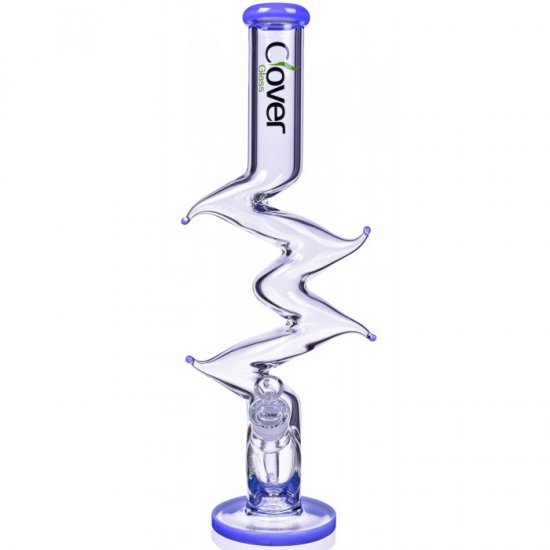 The Voyage - Clover Glass - 19\" Monster Zong Bong - Jade Blue New