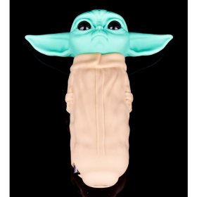 The Grogu - 5" Silicone Baby Yoda Hand Pipe New