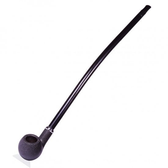 16\" Grand Churchwarden Pipe - Rigged Black New