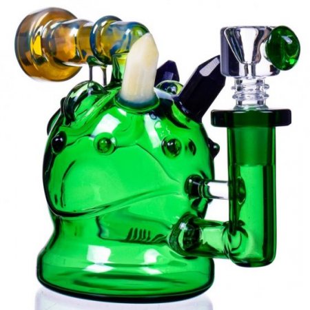 The Wendigo - Spikey Monster Bong/Dab Rig- Green New