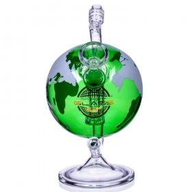 The Atmosphere - 8" Glow In The Dark Spherical Globe Bong New