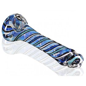 5" Twisted Tip Glass Pipe New