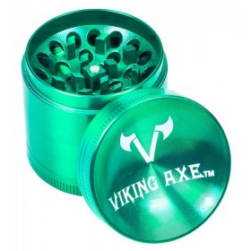 Baby Yoda - Viking Axe? - Four Part Concave Grinder - 40mm - Green New