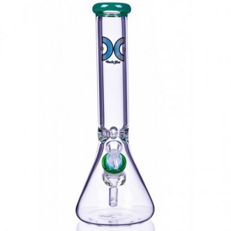 Dank Glass - 14" 7mm Thick Clear Beaker Base Bong New