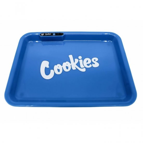 GLOWTRAY X COOKIES LED ROLLING TRAY - BLUE New