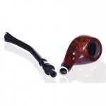 Foot long churchwarden Wooden Pipe - Dark Cherry New