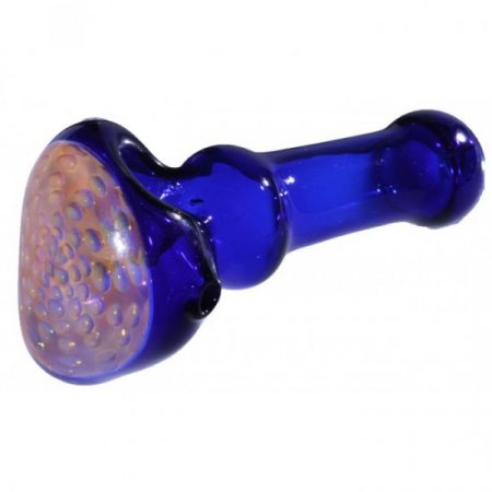 5" Honeycomb Head - Cobalt Blue Pipe Fumed New