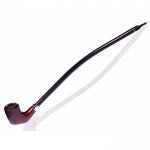 16" Grand Churchwarden Gandalf Pipe - Assorted Carved Dark Cherry New