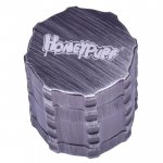 The Hogwarts - HoneyPuff? - 50MM Four-Part Grinder - Gray Bronze New