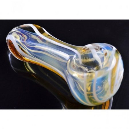 2.5" Mystic Fumed Spoon Glass Hand Pipe New