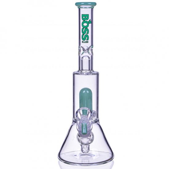 Boss Glass - 10\" Inline Showerhead Percolator Bong New