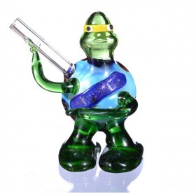 4" TMNT Turtle Animal Glass Hand Pipe Spoon Pipe New