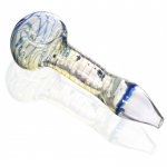 3" Fumed Cork Screw Glass Spoon Pipe Buy One Get One Free!! New