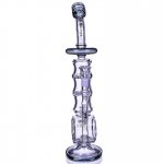 The Rings Trophy - Lookah Premium Series - 17" Matrix to Honeycomb Perc Bong - Clear Black New