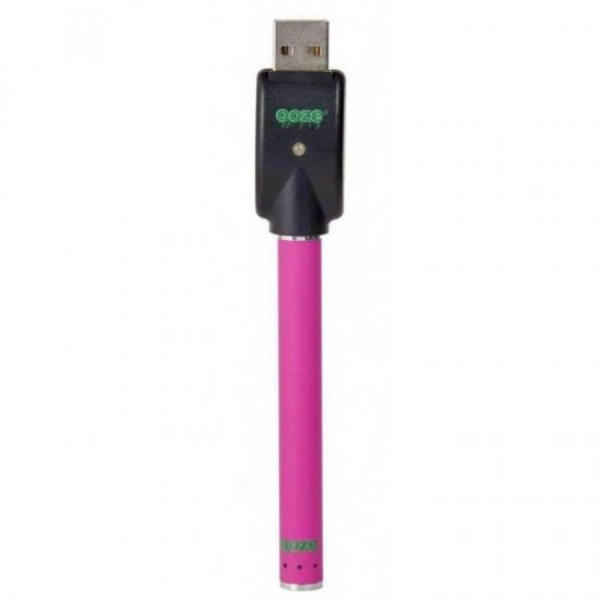 OOZE SLIM TOUCHLESS 280mAh BATTERY WITH USB CHARGER - Pink New