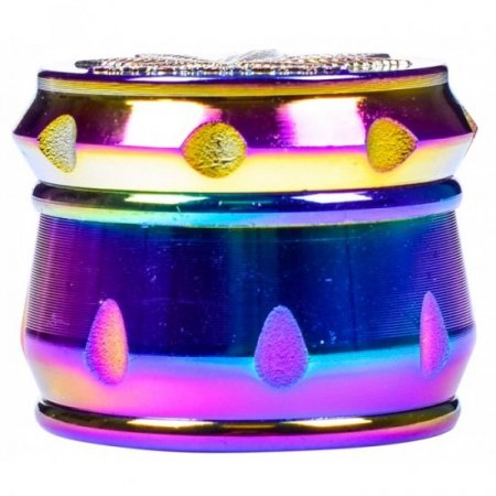 The Amsterdam - Four Part Mini Grinder - 30MM - Rainbow New