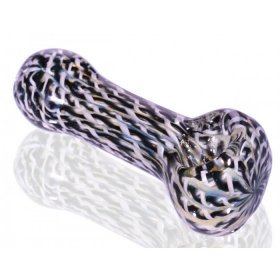 3.5" Fumed hypnotic Glass Spoon Hand Pipe - Black New