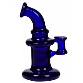 On Point Glass Mini Rig Carb Cap - Blue New