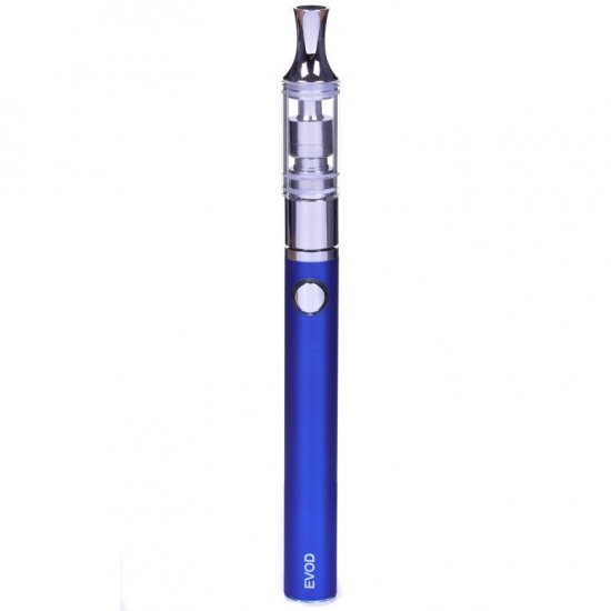 EVOD MT3 1100MAH BATTERY PACK - BLUE with CHROME FINISH New