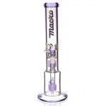 16" Inline Circ Perc to Stereo Domed ShowerHead - Purple New