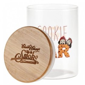 Cheech and Chong Glass Stash Jar | Cookie Jar - Medium New