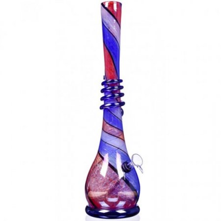 Hot Salsa - 17" Drip Designed Long Neck Bottled Tobacco Bong Water Pipe New