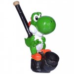 6" Character wooden pipes - Yoshi New