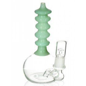 The Portable Lava Tube Mini Oil Dab Rig with Oil Dome and Nail and Dry Herb Bowl - Slime New