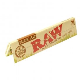 Raw? - Organic Hemp Slim Rolling Paper - King Size New