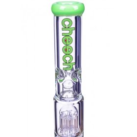 Hulk's Pipe - Cheech Glass - 19" Triple Tree Perc Beaker Base Bong - Slyme New