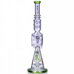 Lord Of Ring - Lookah? - 18" Mushroom Domed Sprinkler Perc Bong - Ice Green New