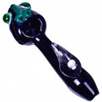 The Black Ant Wasp - 6" Black Hand Pipe New