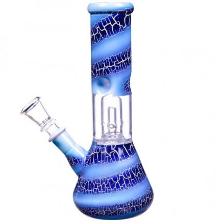 8" Deep Crackle Percolator - Aqua Blue New