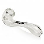 GRAV? Classic Sherlock 6" Shiny Curved Sherlock Glass Hand Pipe - Clear New
