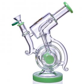 Dr Banner's Microscope - 10" Lookah Premium Microscope with Sprinkler Perc - American Green New