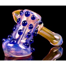 Thor's Hammer - 5" Golden Fumed Bubbler New