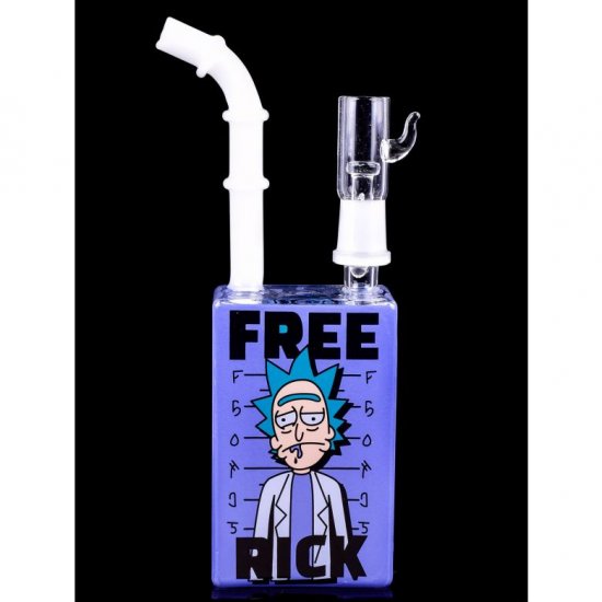 The Mug Shot - 8\" Rick & Morty Juice Box Dab Rig New