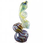 7" Twisted Fumed Bubbler New