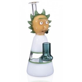 Rick And Morty Built In Bubbler oil Rig Bong - Drastic Loww Price $ 39.99 New