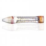 3" Cork Screw Chillum Fumed one hitter New