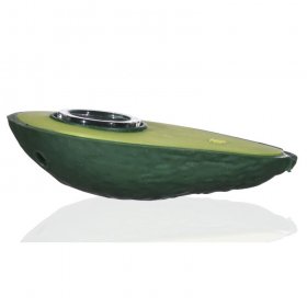 Avocado Fury - 3" Silicone Avocado Spoon pipe with removable glass bowl New