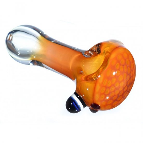 Honeycomb Solar Eclipse Glass Hand Pipe Spoon Pipe New