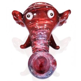 Magma The Mammoth - 4.5" Elephant Hand Pipe - Purple New