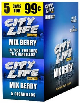 City Life Cigarillos Mixed Berry 15ct