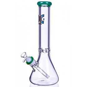 Dank Glass - 14" 7mm Thick Clear Beaker Base Bong New