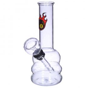 5.25" Flaming 8 Ball Mini Water Pipe - Buy One Get One Free!! New