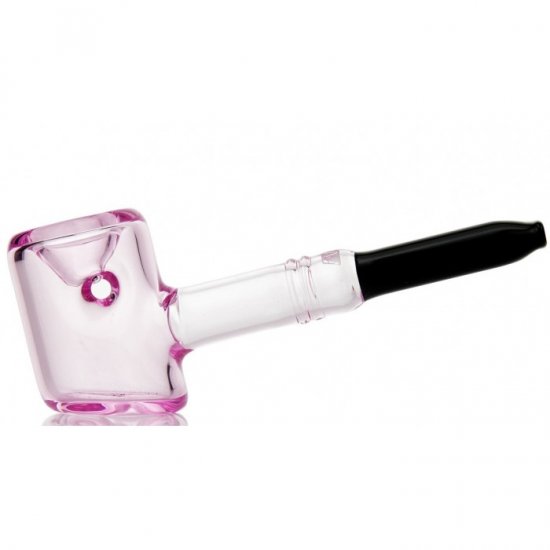 Grav? - 6\" Poker Sherlock Hand Pipe - Pink New