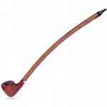 16" Grand Churchwarden Gandalf Wooden Pipe - Light Cherry New